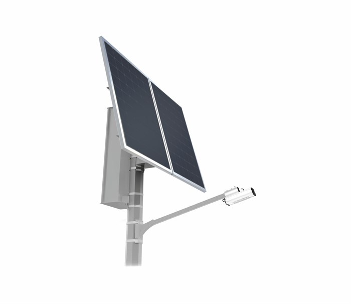 Магистральный светильник SGM-S-400/250 (40Вт GSTO-40/24) на оцинковонной солнечной электростанции - фото 4798