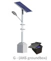 Уличный светильник 10Вт SL-10/100/65*12G на солнечной электростанции (АКБ в грунт) - фото 4843